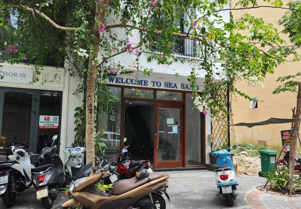 Khách sạn Sea Sand 1 (quận Ngũ Hành Sơn, Đà Nẵng). Ảnh: TẤN VIỆT