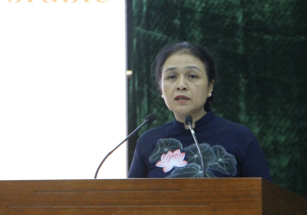Đại sứ Nguyễn Phương Nga, Chủ tịch Liên hiệp các tổ chức hữu nghị Việt Nam. Ảnh: TẤN VIỆT