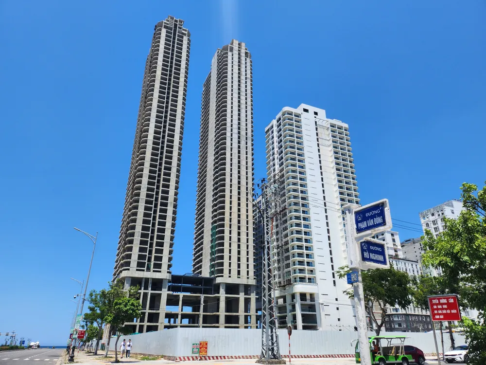 Đà Nẵng Times Square là dự án có tòa tháp 60 tầng, cao nhất Đà Nẵng. Ảnh: TẤN VIỆT