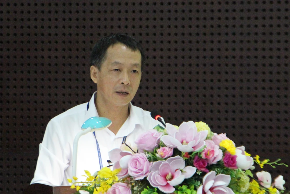 Ông Trần Văn Vũ, Cục trưởng Cục Thống kê TP Đà Nẵng. Ảnh: TẤN VIỆT