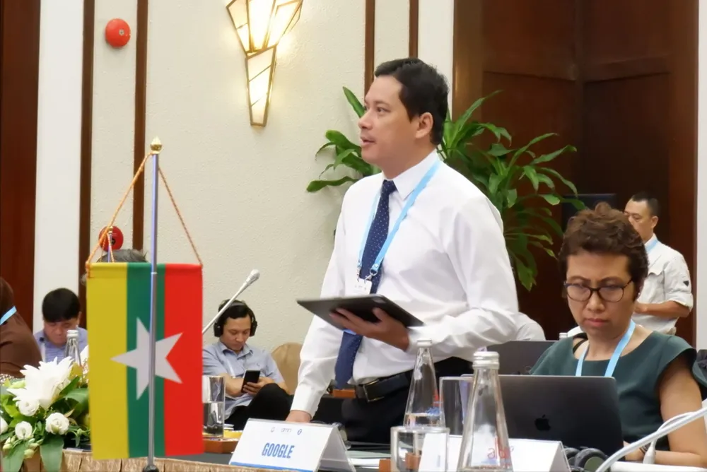 Ông Lê Quang Tự Do, Cục trưởng Cục Phát thanh truyền hình và Thông tin điện tử (Bộ TT&TT). Ảnh: TẤN VIỆT asean-tin-gia-tin-sai-su-that-2.jpg