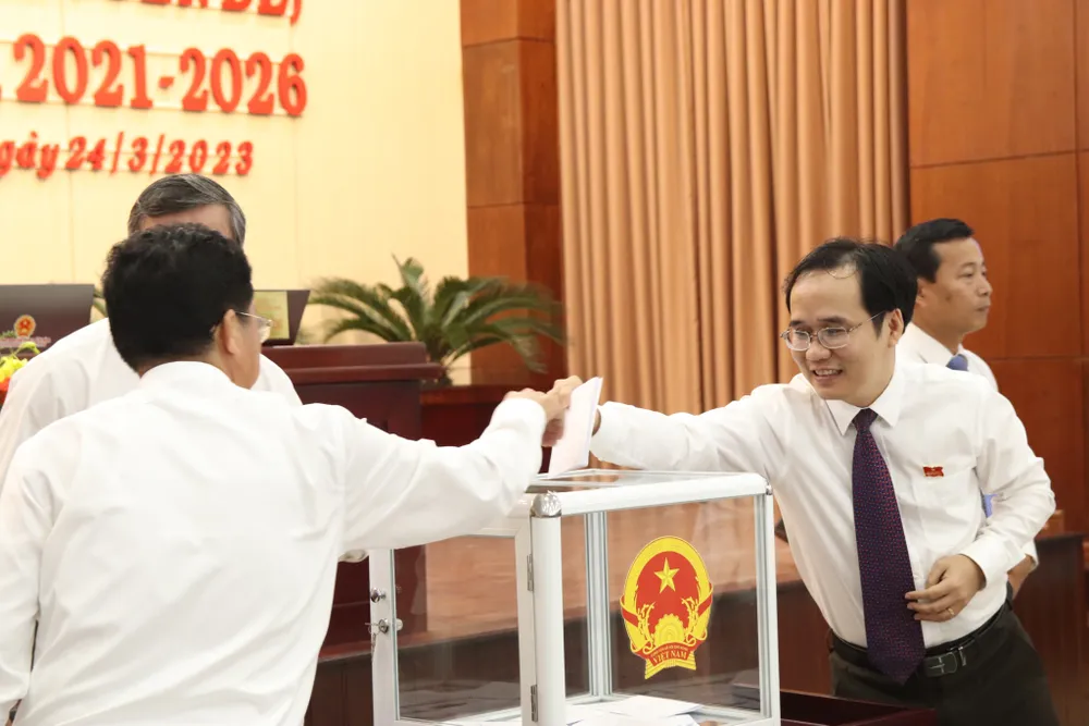 HĐND TP Đà Nẵng sẽ lấy phiếu tín nhiệm đối với 26 lãnh đạo chủ chốt. Ảnh: TẤN VIỆT đà nẵng lấy phiếu tín nhiệm