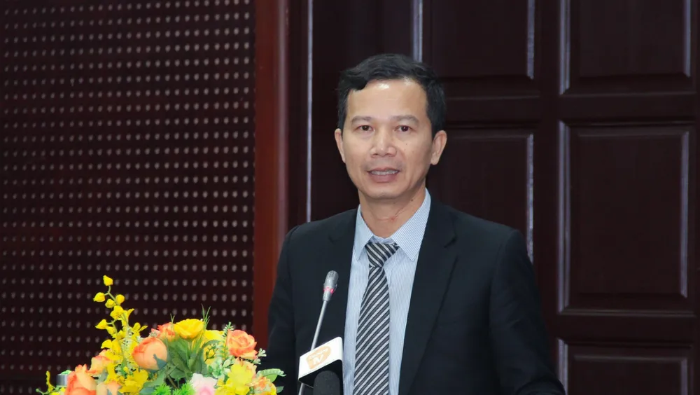 PGS.TS Hà Đắc Bình, Hiệu trưởng Trường công nghệ - Đại học Duy Tân. Ảnh: TẤN VIỆT đà nẵng vi mạch bán dẫn