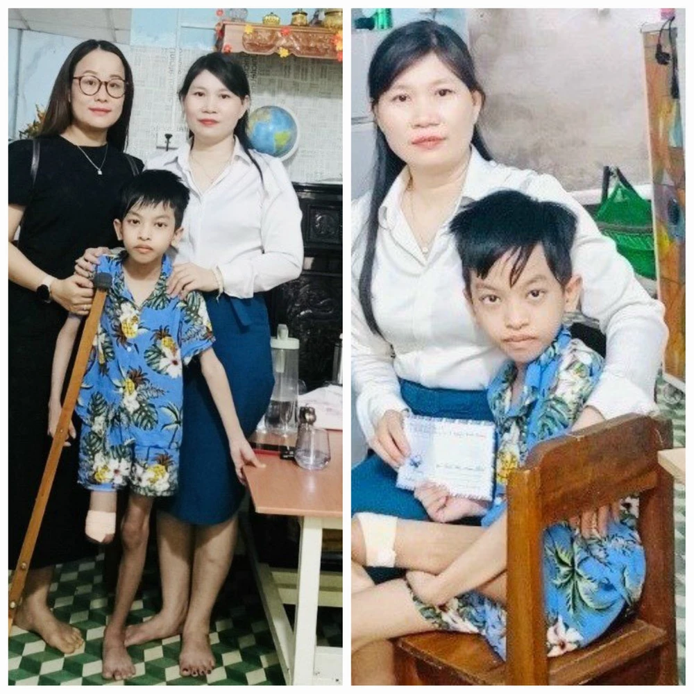 Gia đình em Đạt đang rất cần sự chung tay giúp đỡ của các nhà hảo tâm để tiếp tục chống chọi với ung thư. Ảnh: NTCC ung-thu-da-nang-nam-sinh-1.jpg