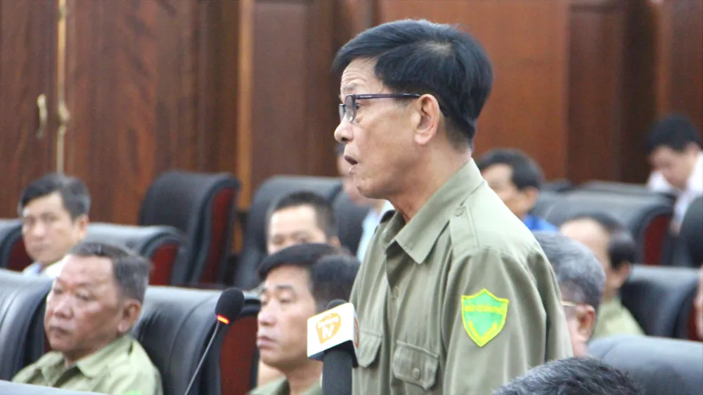 Trước đó, HĐND TP Đà Nẵng có buổi tiếp xúc cử tri chuyên đề với lực lượng bảo vệ dân phố, dân phòng nhằm lắng nghe các nguyện vọng của lực lượng này. Ảnh: TẤN VIỆT bao-ve-dan-pho-dan-phong-da-nang.JPG