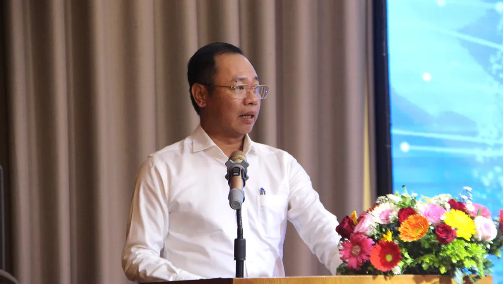 Ông Vũ Quang Hùng, Trưởng Ban Quản lý Khu công nghệ cao và các khu công nghiệp Đà Nẵng. Ảnh: TẤN VIỆT khu-thuong-mai-tu-do-da-nang-vu-quang-hung.JPG