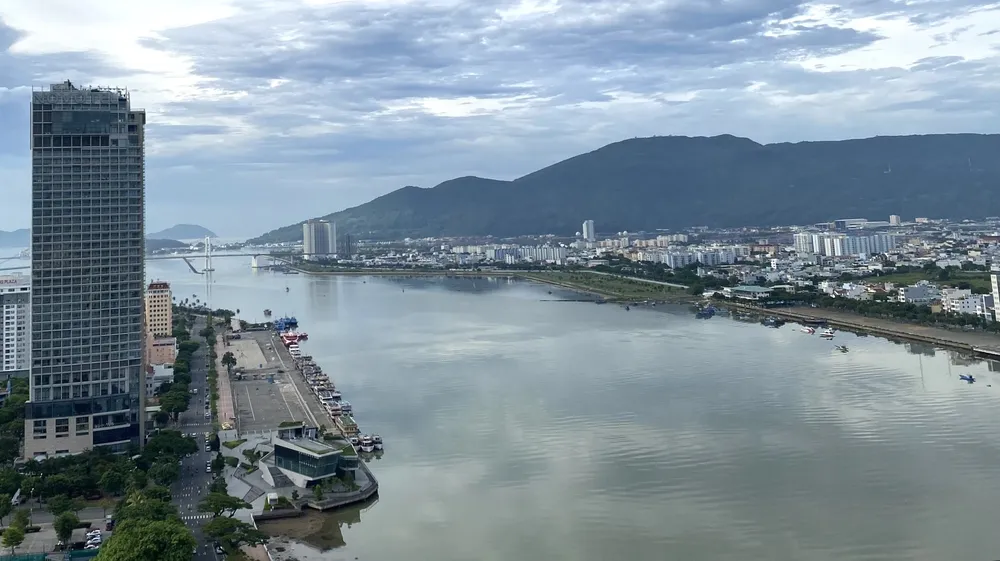 Hầm qua sông Hàn dự kiến nối từ đường Đống Đa (quận Hải Châu) sang đường Vân Đồn (quận Sơn Trà). Ảnh: TẤN VIỆT hầm chui sân bay đà nẵng hầm qua sông hàn
