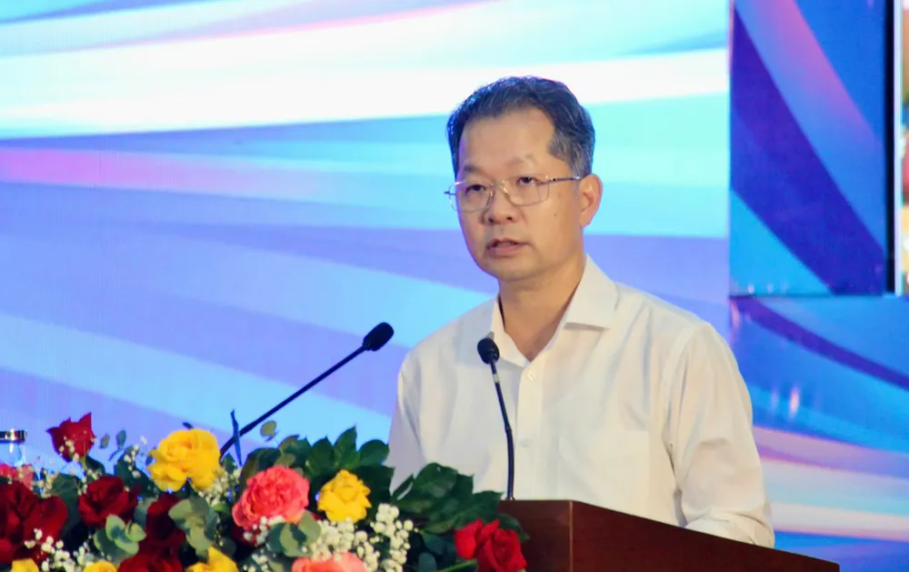 Bí thư Thành ủy Đà Nẵng Nguyễn Văn Quảng. Ảnh: TẤN VIỆT nghi-quyet-136-2024-da-nang-4.jpg