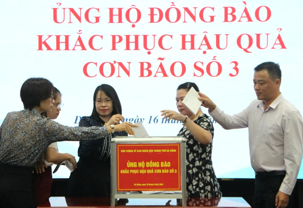 bão số 3 đà nẵng ủng hộ