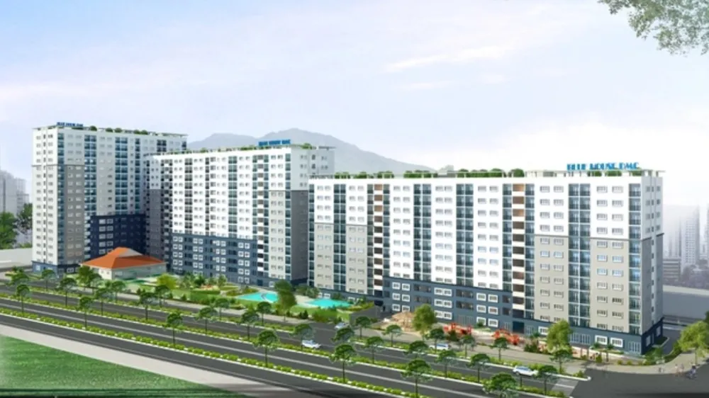Phối cảnh dự án chung cư cho người thu nhập thấp An Trung 2. Ảnh: CĐT chung cư an trung 2