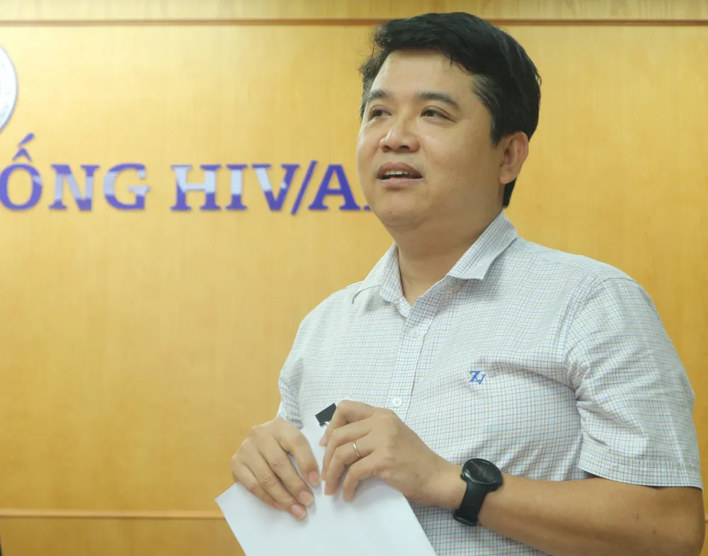 ThS Võ Hải Sơn, Phó Cục trưởng Cục phòng, chống HIV/AIDS - Bộ Y tế. Ảnh: TT phong-chong-hiv.JPG
