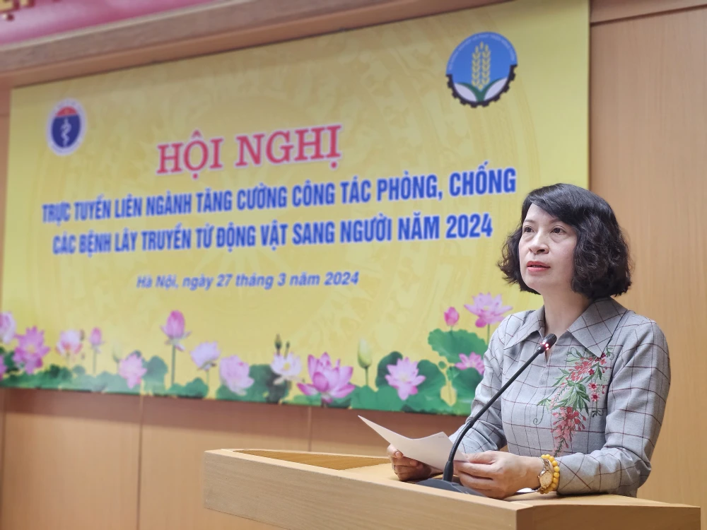 Thứ trưởng Bộ Y tế cho biết số ca tử vong do bệnh dại năm 2024 tăng gần 170% so với cùng kỳ năm ngoái. Ảnh: TT bệnh dại.jpg