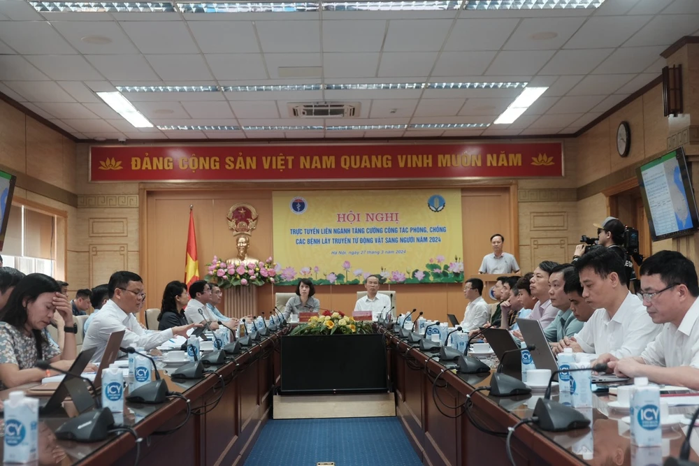 Bộ Y tế và Bộ Nông nghiệp và Phát triển nông thôn phối hợp tổ chức hội nghị. Ảnh: TT tử vong do bệnh dại.jpg