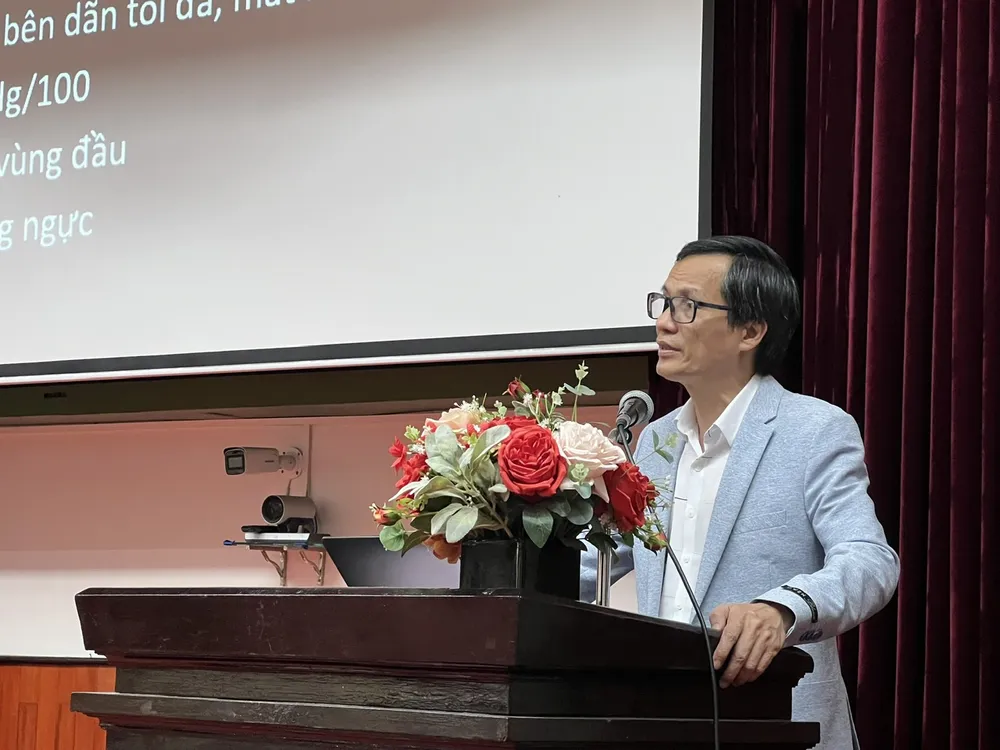 Giám đốc Trung tâm Điều phối ghép tạng quốc gia Đồng Văn Hệ. Ảnh: TT chia gan người chết não ghép cho 2 người.png