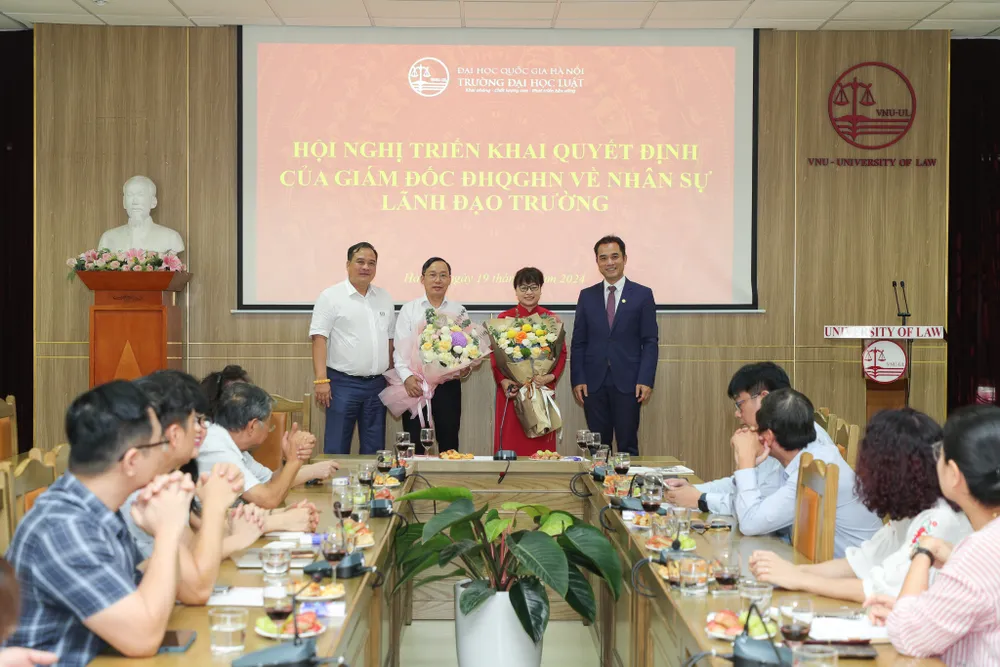 Trường Đại học Luật có người phụ trách mới là PGS.TS Trịnh Tiến Việt. Ảnh: Nhà trường cung cấp trường đại học Luật 1.jpg