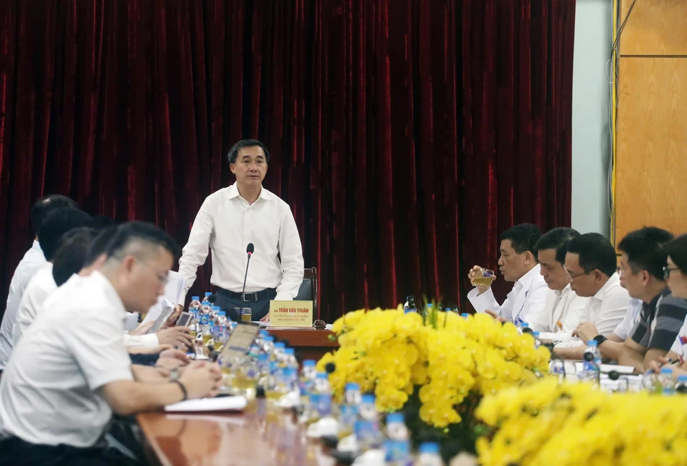 Thứ trưởng Bộ Y tế Trần Văn Thuấn. Ảnh: BỘ Y TẾ bệnh viện K 1.jpg