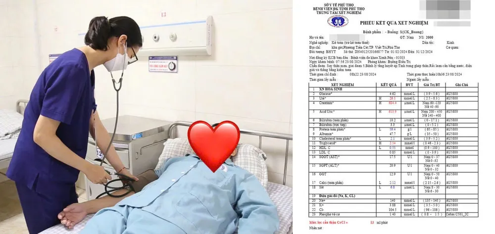 Chàng thanh niên 24 tuổi không ngờ mình bị suy thận giai đoạn cuối. Ảnh: BVCC suy thận giai đoạn cuối 1.jpg