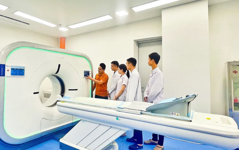 Bệnh viện Nhi Hà Nội được trang bị máy móc hiện đại. Ảnh: BVCC Bệnh viện Nhi Hà Nội 3.jpg