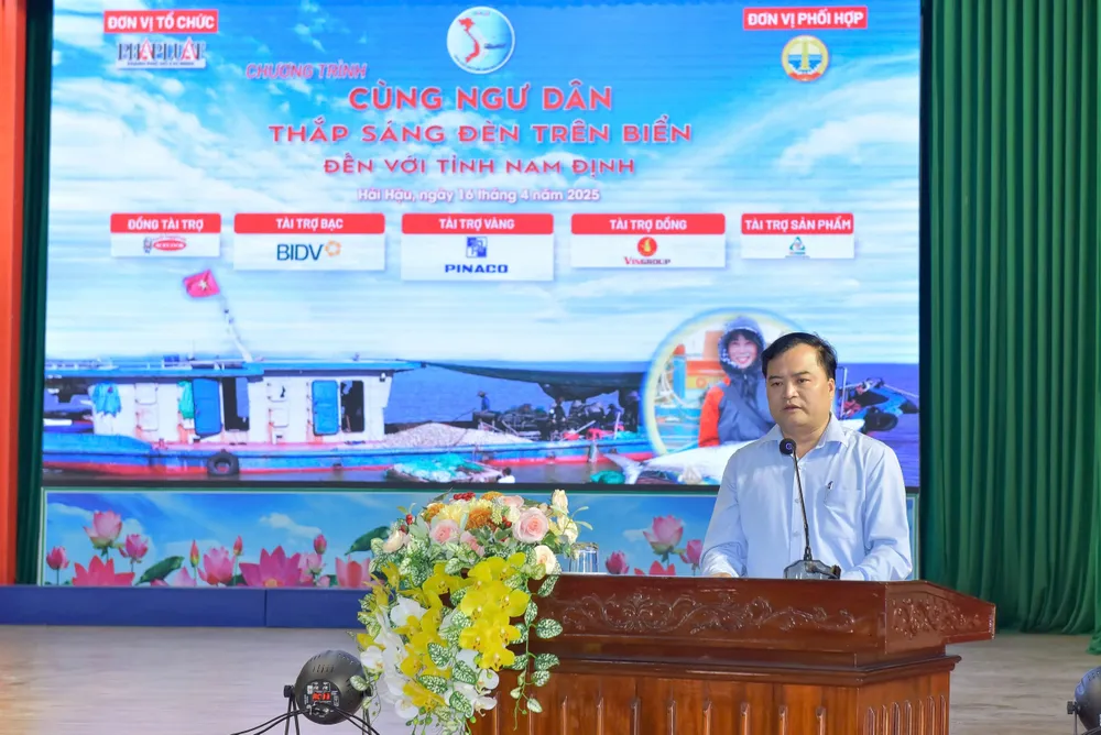 Ông Trần Đức Việt, Phó Giám đốc Sở Nông nghiệp và Môi trường tỉnh Nam Định. Ảnh: ĐẶNG TRUNG ôngVieejt.jpg