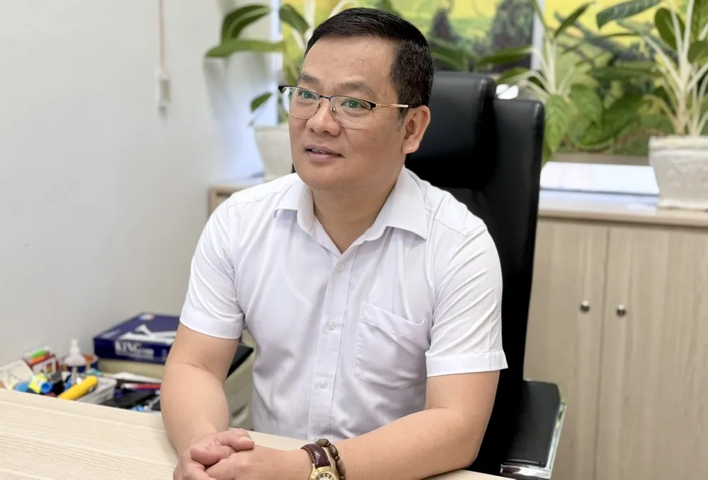 Ông Vương Ánh Dương, Phó Cục trưởng Cục Quản lý Khám, chữa bệnh (Bộ Y tế). kê đơn thuốc điện tử