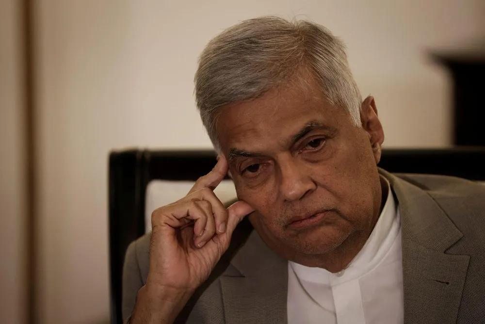 Quyền Tổng thống kiêm Thủ tướng Sri Lanka, ông Ranil Wickremesinghe. Ảnh: Adnan Abidi/REUTERS Quyền Tổng thống kiêm Thủ tướng Sri Lanka, ông Ranil Wickremesinghe. Ảnh: Adnan Abidi/REUTERS