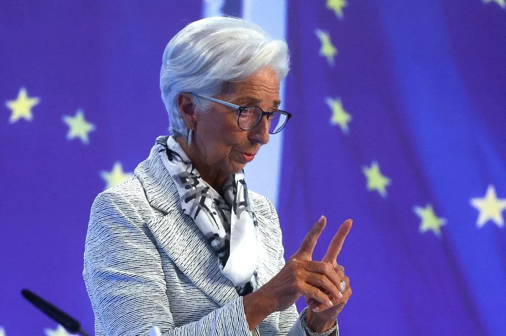 Chủ tịch Ngân hàng Trung ương châu Âu Christine Lagarde. Ảnh: REUTERS