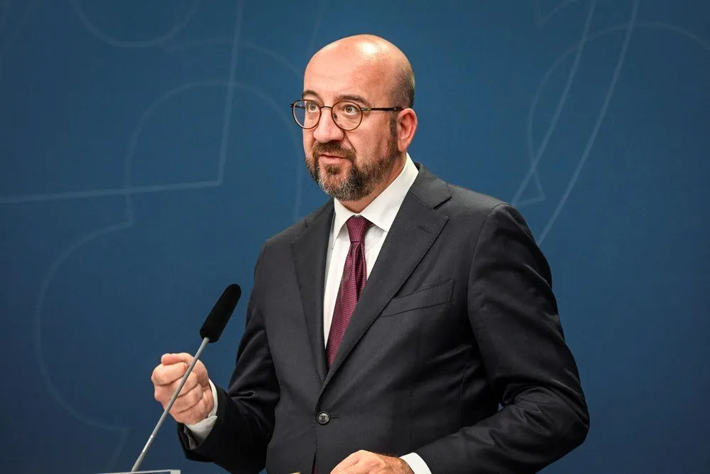 Chủ tịch Hội đồng châu Âu Charles Michel. Ảnh: Fredrik Sandberg/TT News Agency