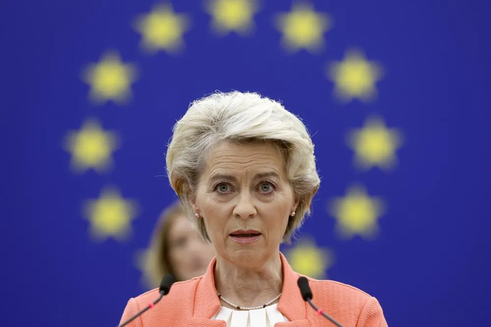 Chủ tịch Ủy ban châu Âu Ursula von der Leyen. Ảnh: Jean-Francois Badias/AP