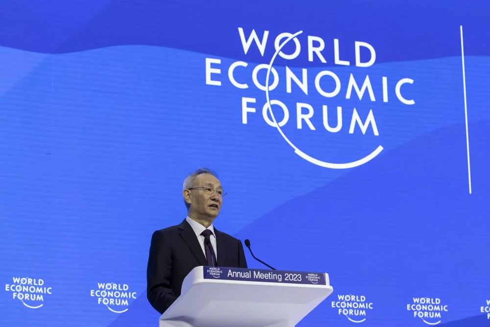 Phó Thủ tướng TQ Lưu Hạc. Ảnh: DIỄN ĐÀN KINH TẾ THẾ GIỚI