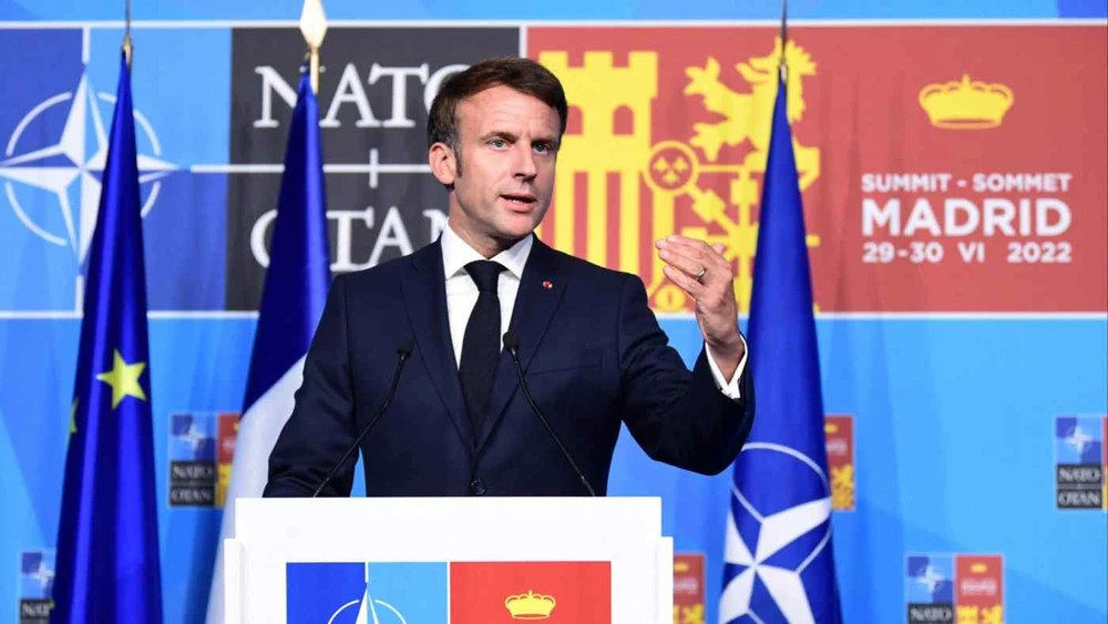 Tổng thống Pháp Emmanuel Macron. Ảnh: Bertrand Guay/AFP/GETTY IMAGES