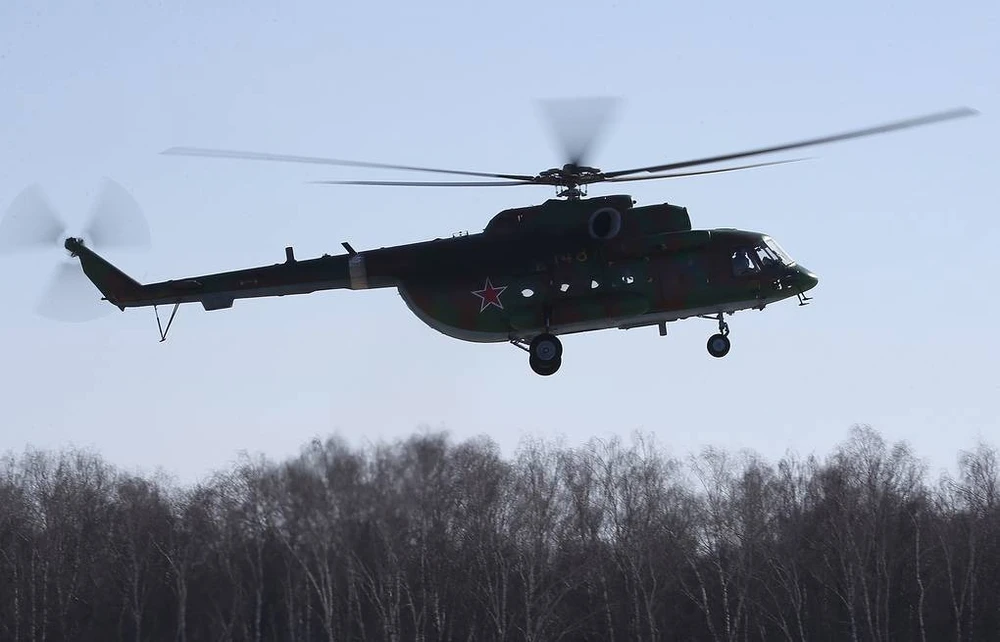 Trực thăng Mi-8 của Nga. Ảnh: Anton Novoderezhkin/TASS