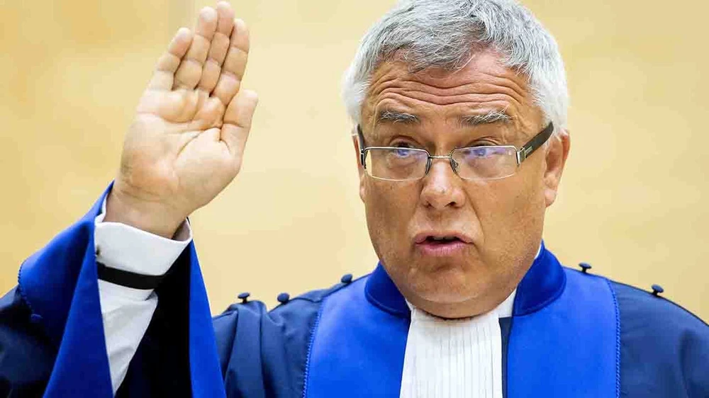 Thẩm phán Piotr Hofmanski - Chủ tịch Tòa án Hình sự Quốc tế (ICC). Ảnh: Koen van Weel/ANP/AFP piotr-hofmanski.jpg