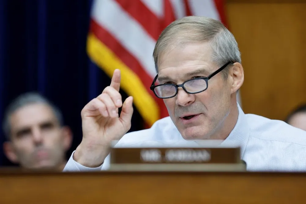 Hạ nghị sĩ Cộng hòa Jim Jordan. Ảnh: REUTERS 2J5VEGPOHRIWJED64JBNBZJALI.jpg