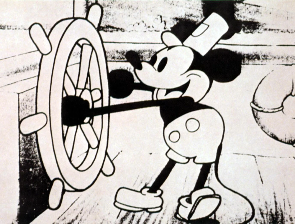 Mickey giờ là bạn những người sáng tác. Ảnh: LMPC/GETTY IMAGES Tự do sáng tác với Chuột Mickey