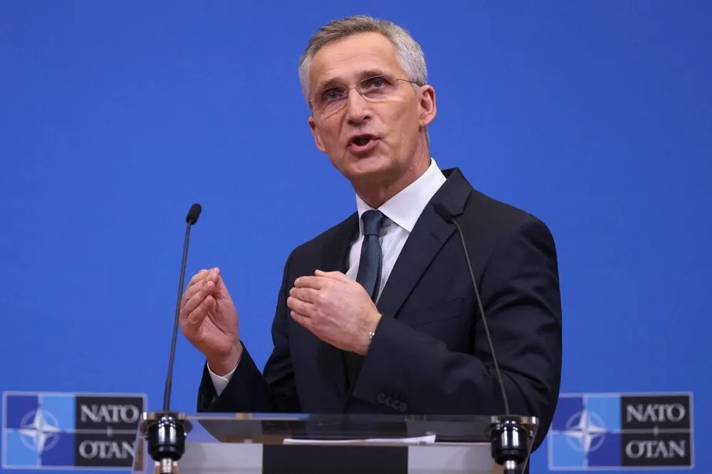 Tổng thư ký Tổ chức Hiệp ước Bắc Đại Tây Dương (NATO) Jens Stoltenberg. Ảnh: REUTERS Tổng thư ký NATO: Chưa nhận thấy mối đe dọa từ Nga nhưng sẽ theo dõi chặt chẽ
