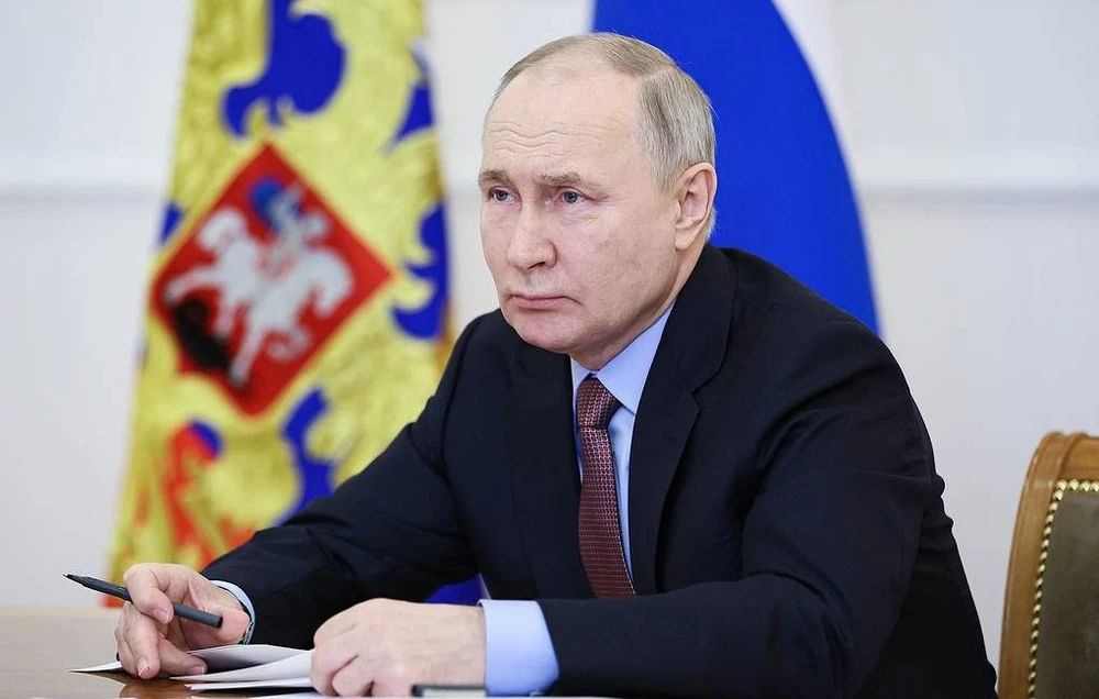 Tổng thống Nga Vladimir Putin. Ảnh: TASS Ông Putin ký sắc lệnh tái cấu trúc quân đội Nga