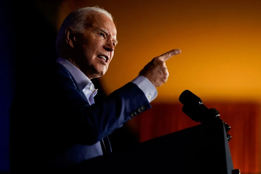 Tổng thống Mỹ Joe Biden. Ảnh: REUTERS Tổng thống Mỹ Joe Biden muốn tăng thuế Trung Quốc.jpeg