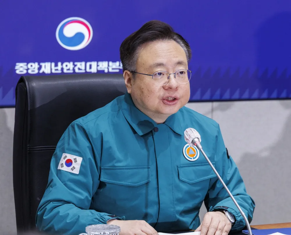 Bộ trưởng Y tế Hàn Quốc Cho Kyoo-hong. Ảnh: YONHAP Hàn Quốc.jpeg
