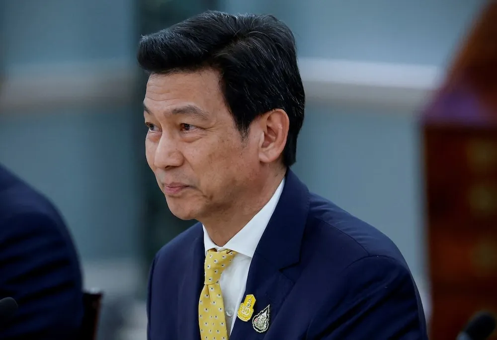 Ông Parnpree Bahiddha-Nukara. Ảnh: REUTERS Ngoại trưởng Thái Lan.jpeg