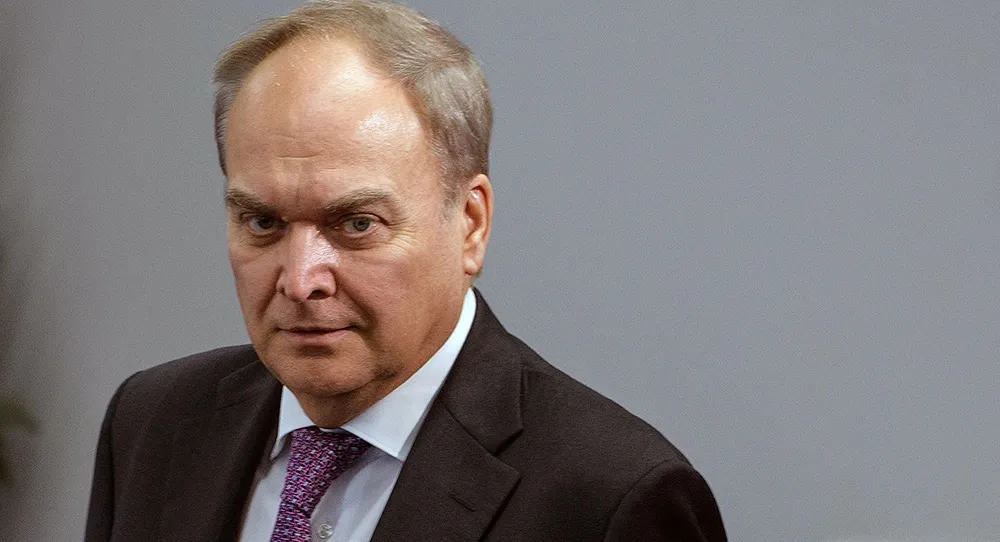 Đại sứ Nga tại Mỹ Anatoly Antonov. Ảnh: AFP Nga chỉ trích Mỹ viện trợ vũ khí cho Ukraine.jpeg
