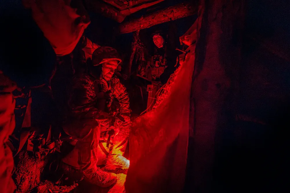 người lính Ukraine quả cảm nơi tiền tuyến