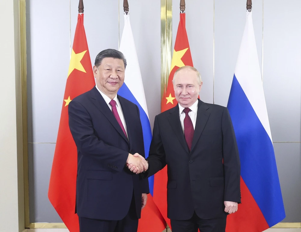 Ông Tập gặp ông Putin tại thượng đỉnh SCO