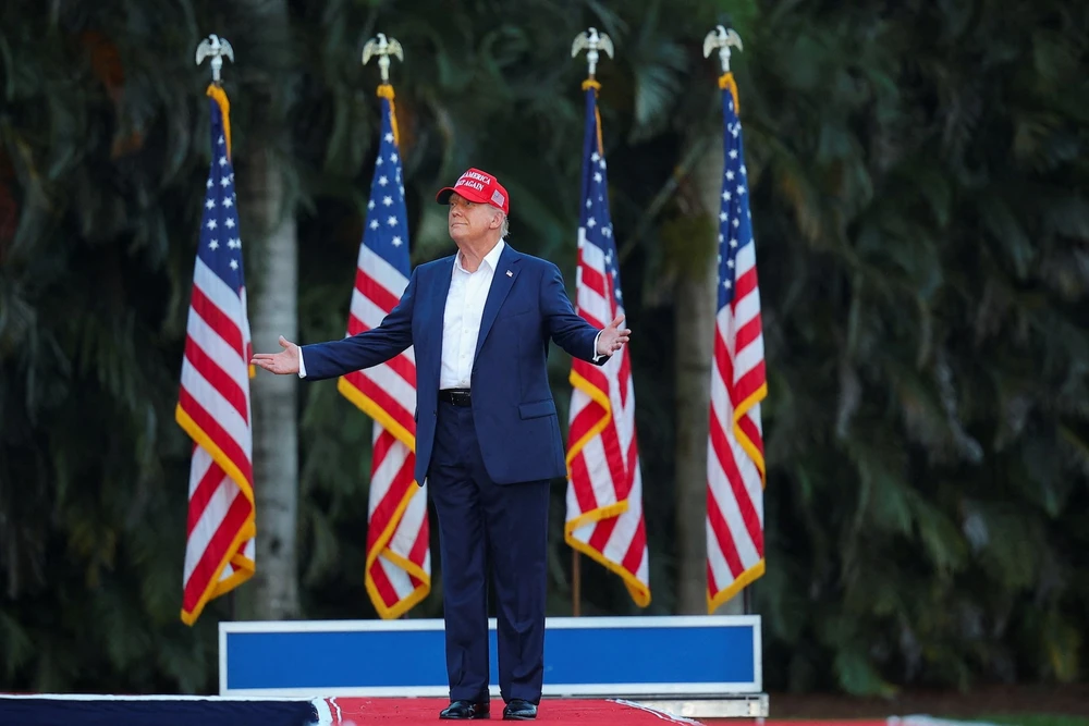 Cựu Tổng thống Mỹ Donald Trump. Ảnh: REUTERS cựu Tổng thống Mỹ.jpg