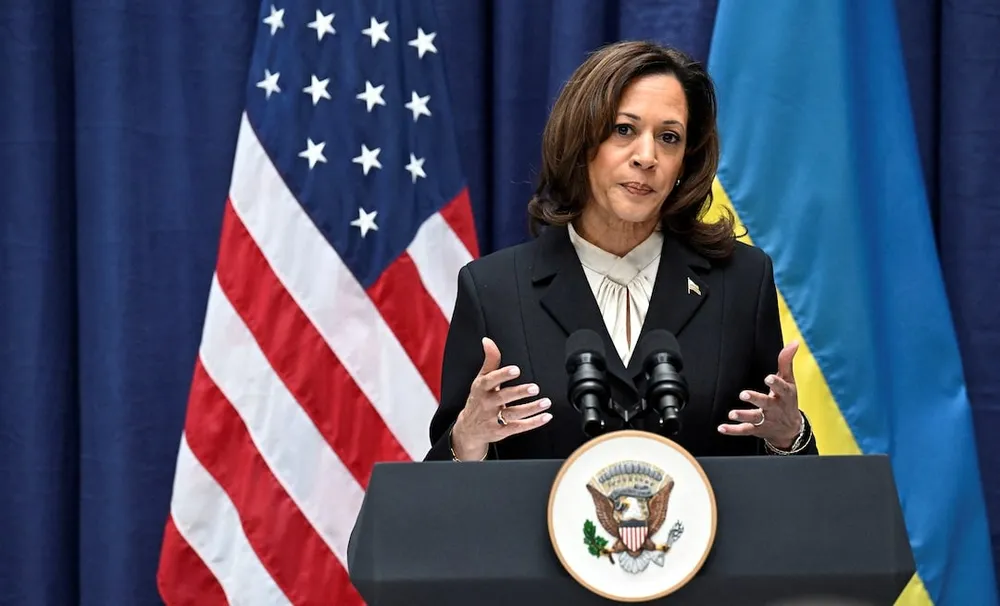 Phó Tổng thống Mỹ Kamala Harris. Ảnh: REUTERS SHN5GQ7W45LJZMLBNRYPLAESSY.jpg