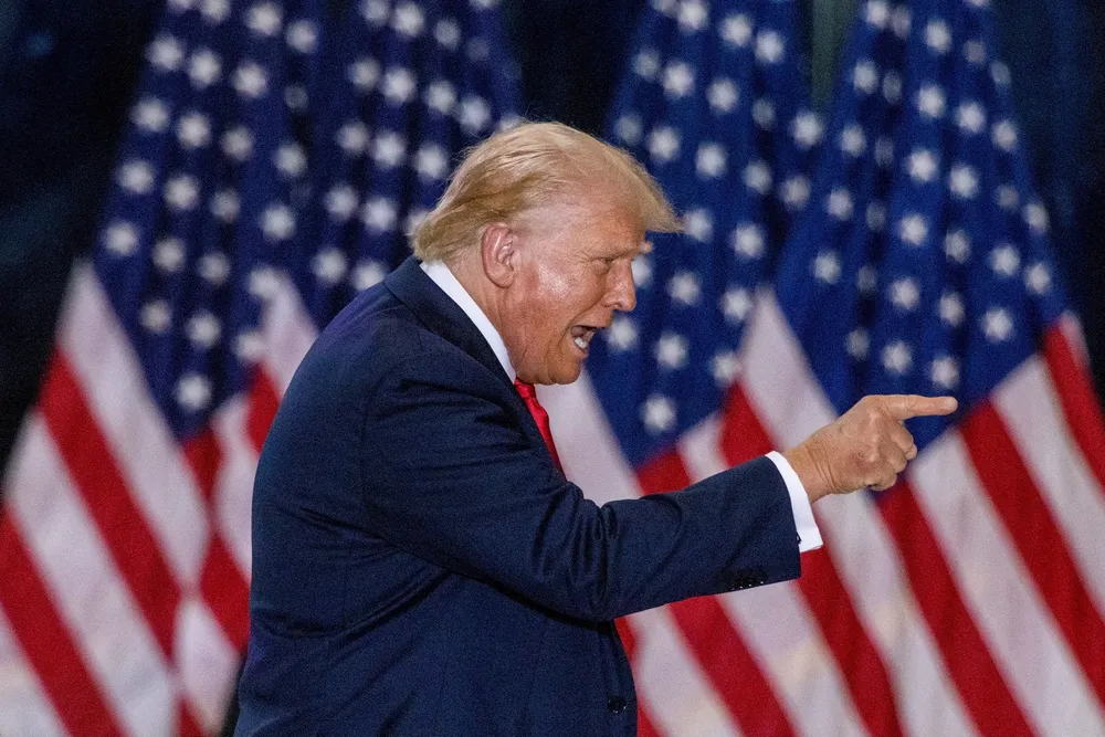 Cựu Tổng thống Mỹ Donald Trump. Ảnh: REUTERS Trump.jpg
