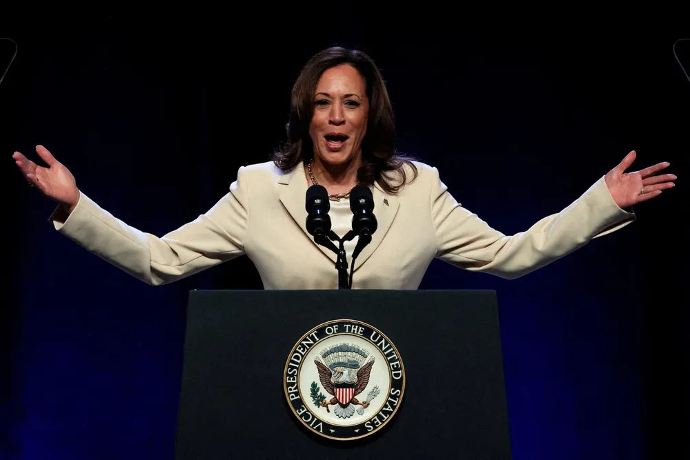 Phó Tổng thống Mỹ Kamala Harris. Ảnh: REUTERS Phó Tổng thống Kamala Harris