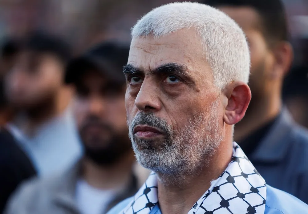 Tân lãnh đạo chính trị Hamas Yahya Sinwar. Ảnh: REUTERS Yahya Sinwar.jpg