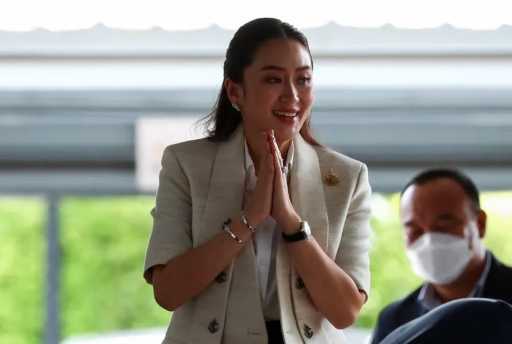 Lãnh đạo đảng Pheu Thai Paetongtarn Shinawatra. Ảnh: REUTERS Thủ tướng Thái Lan.jpg