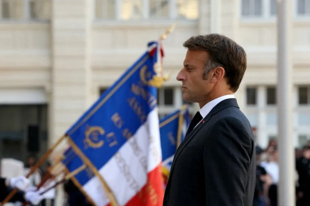 Tổng thống Pháp Emmanuel Macron. Ảnh: REUTERS Tổng thống Pháp Macron.jpg