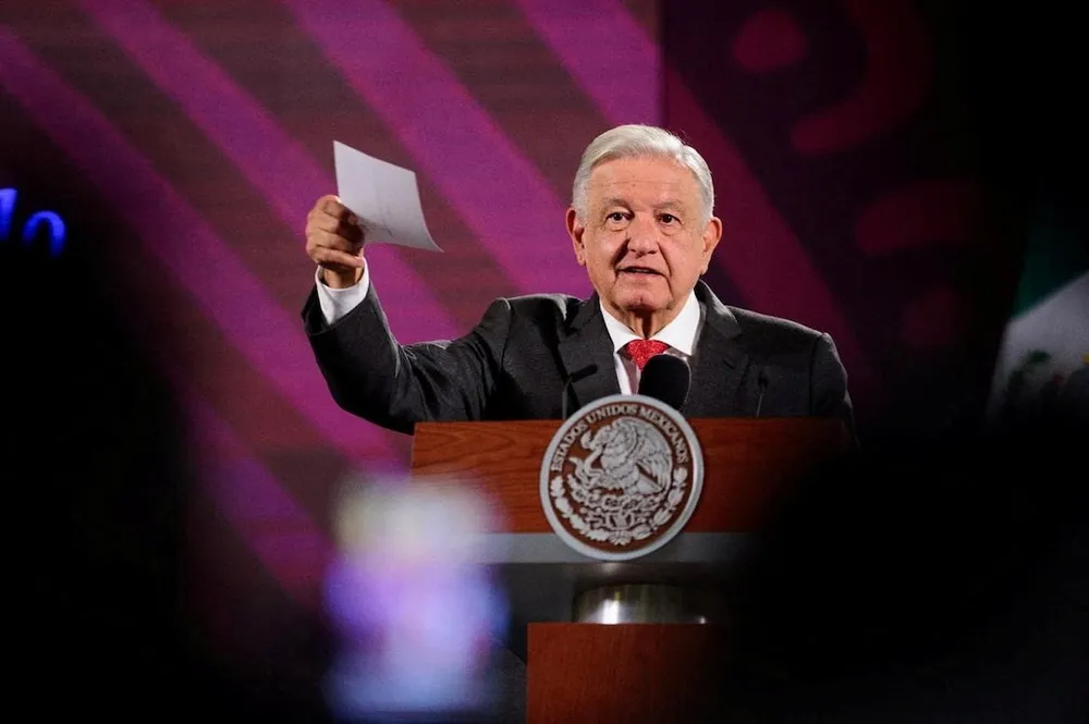Tổng thống Mexico Andres Manuel Lopez Obrador. Ảnh: REUTERS Mexico đình chỉnh quan hệ với đại sứ quán Mỹ, Canada
